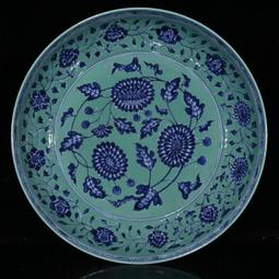 古瓷器 古董瓷器 大明宣德礬紅青花龍紋梅瓶（29.5&times;19cm）1000-7715 歷史價格詳細信息