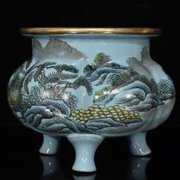 古瓷器 古董瓷器 宋代汝窯薄胎開片雙耳瓶（柴窯燒制）（23&times;11cm）200-27822 歷史價格詳細信息