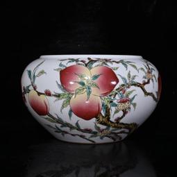 古瓷器 古董瓷器 大清乾隆黃釉雕刻竹節紋玉壺春瓶（有一對）（42&times;27cm）1400-5774 歷史價格詳細信息