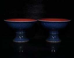 古瓷器 古董瓷器 大明宣德礬紅青花龍紋梅瓶（29.5&times;19cm）1000-7715 歷史價格詳細信息