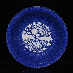 古瓷器 古董瓷器 大明宣德礬紅青花龍紋梅瓶（29.5&times;19cm）1000-7715 歷史價格詳細信息