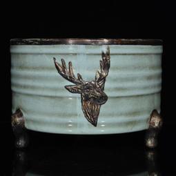 古瓷器 古董瓷器 宋代汝窯薄胎開片雙耳瓶（柴窯燒制）（23&times;11cm）200-27822 歷史價格詳細信息