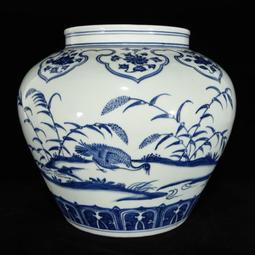 古瓷器 古董瓷器 明宣德青花菊花紋筆洗2.25&times;18 cm:800-9721 歷史價格詳細信息