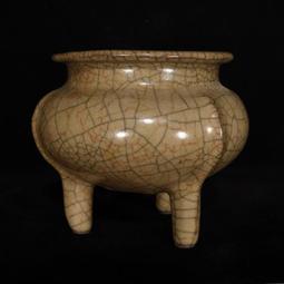 古瓷器 古董瓷器 官窯爐9.5&times;12.5 cm:300-21885 歷史價格詳細信息