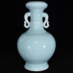 古瓷器 古董瓷器 清康熙青花八仙人物故事紋瓶45.5&times;21:400-17805 歷史價格詳細信息