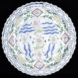 古瓷器 古董瓷器 明宣德青花五彩麒麟紋梅瓶34.5&times;20:300-21843 歷史價格詳細信息