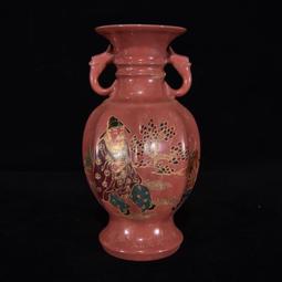 古瓷器 古董瓷器 宋代汝窯薄胎開片雙耳瓶（柴窯燒制）（23&times;11cm）200-27822 歷史價格詳細信息