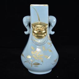 古瓷器 古董瓷器 宋代汝窯薄胎開片雙耳瓶（柴窯燒制）（23&times;11cm）200-27822 歷史價格詳細信息