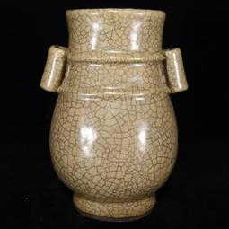 古瓷器 古董瓷器 哥窯三足爐12&times;14:400-17819 歷史價格詳細信息