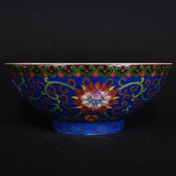 古瓷器 古董瓷器 明成化掐絲琺瑯彩魚藻紋瓶24&times;15:600-11684 歷史價格詳細信息