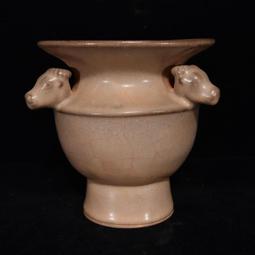 古瓷器 古董瓷器 宋代官窯包銅描金花型洗（6.5&times;22.5cm）240-25852 歷史價格詳細信息