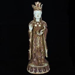 古瓷器 古董瓷器 明紅釉暗刻人物故事紋雙耳瓶35&times;16:300-21889 歷史價格詳細信息