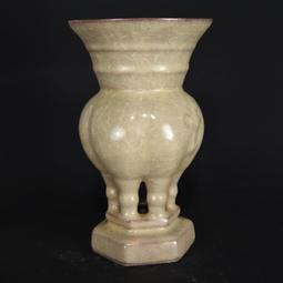 古瓷器 古董瓷器 宋官窯瓶20.5&times;12:600-11710 歷史價格詳細信息