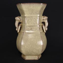 古瓷器 古董瓷器 宋官窯瓶20.5&times;12:600-11710 歷史價格詳細信息