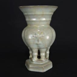 古瓷器 古董瓷器 宋官窯瓶20.5&times;12:600-11710 歷史價格詳細信息