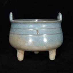 古瓷器 古董瓷器 宋汝窯刻畫描金人物故事紋雙耳瓶18.5&times;9.5:300-21857 歷史價格詳細信息