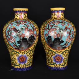 古瓷器 古董瓷器 清光緒粉彩鳳紋罐20.5&times;11:350-19730 歷史價格詳細信息