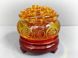 招財進寶聚寶盆+天然彩色水晶碎石+7色元寶+底座.一組優惠價420元 歷史價格詳細信息