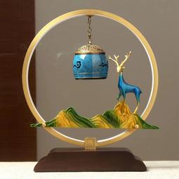 ⑧比????中式創意黃銅五牛煙灰缸帶蓋家用室內客廳辦公室高端復古個性擺件 wrgy 歷史價格詳細信息