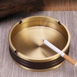 ⑧比????復古中式純銅煙灰缸創意個性潮流家用室內辦公室茶幾全銅煙缸擺件 wrgy 歷史價格詳細信息