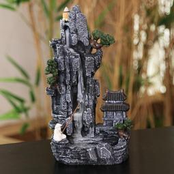 倒流香爐創意擺件高山流水家用到流香招財進寶居室倒香流爐 歷史價格詳細信息