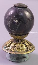 清代鎏金降魔金剛杵，包漿渾厚，造型精美 如圖完好。可，歡5398 歷史價格詳細信息