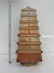 早期紅色玻璃製吊燈(請看說明) 歷史價格詳細信息