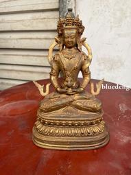 清代鎏金降魔金剛杵，包漿渾厚，造型精美 如圖完好。可，歡5398 歷史價格詳細信息