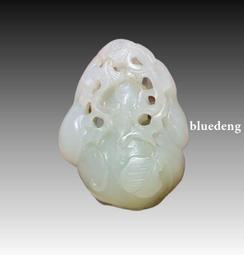 清代和田白玉葫蘆，玉質凝膩，上有微沁。雕相接連四個葫蘆，葫蘆174 歷史價格詳細信息