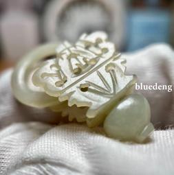 清代雙面工花卉老銀掛件非常厚實雙面花卉細節不同小鏟 歷史價格詳細信息