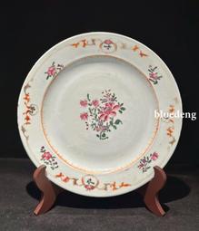 清乾隆&middot;青花侍女嬰戲人物碟08015122 歷史價格詳細信息