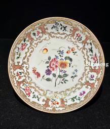 清乾隆&middot;青花侍女嬰戲人物碟08015122 歷史價格詳細信息