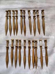 精品小棒槌42個打包，是民間編織手工花邊用具，個個精巧可愛，20074 歷史價格詳細信息