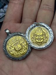 手工黃財神吊墜，貼金黃財神9999純手工鍛打、非量產，正面開5168 歷史價格詳細信息