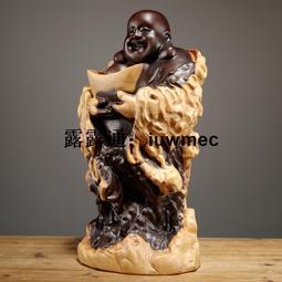 黑檀木雕彌勒笑佛送寶擺件實木花梨大肚如意布袋佛客廳招財工藝品 歷史價格詳細信息