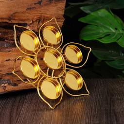 佛前供奉七星燈蓮花燈座 酥油梅花粒蠟燭 佛前供燈長明燈供具燭臺 歷史價格詳細信息