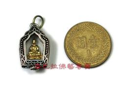 藏式佛像嘎烏盒足銀隨身佛龕綠度母文殊吊墜藥師護身復古地藏蓮師 歷史價格詳細信息