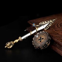 文殊智慧寶劍純銅擺件尼泊爾全銅密宗金剛杵居家文殊師利菩薩藏傳 歷史價格詳細信息