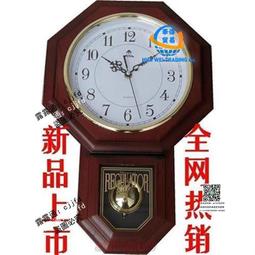 富達鐘錶仿古搖擺鐘古典客廳墻鐘音樂整點報時家用裝飾電子八卦鐘 歷史價格詳細信息