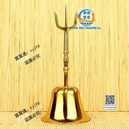 純銅三清道鈴士用品太極八卦三叉鈴仿古手搖鈴鐺法器光滑加厚鈴鐺 歷史價格詳細信息