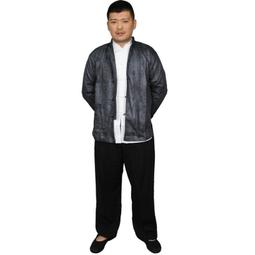 現貨供應 弘喧 立領貓眼扣 棉麻布 淺滾深色 歷史價格詳細信息