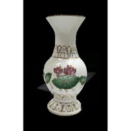 描金蓮花燈燭臺 陶瓷佛供燈家用蠟燭臺酥油燈盞燭臺佛前供佛燈座 歷史價格詳細信息