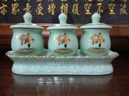 【靜福緣】瓷器 『心經香環盤(青玉色) 』24小時環香適用 香環爐 環香盤 環香爐 盤香爐 歷史價格詳細信息