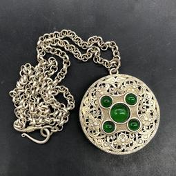 特惠銀掛件 長命百歲銀片 銀鎖片 銀花錢銅錢 吉語花錢 仿古品 古玩古董收藏 歷史價格詳細信息