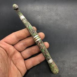 古玩雜項古董收藏歷代兵器九節鞭鐘馗九節鞭武術編工藝品擺件 歷史價格詳細信息