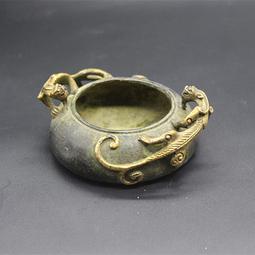 特惠古玩銅古董雜項收藏仿古純銅帶綠銹百字福銅碗老貨老物 歷史價格詳細信息