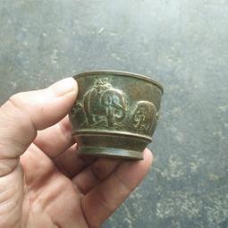 特惠古玩銅古董雜項收藏仿古純銅帶綠銹百字福銅碗老貨老物 歷史價格詳細信息