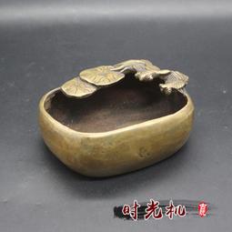 古玩雜項 筆洗 擱筆青蛙款白銅鍍銀筆具 文具文房四寶 書房用11962 歷史價格詳細信息