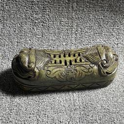 【限時下殺12.27】議價老岫玉石雕桌面擺臺玉雕工藝品擺件古玉老玉古董明清做舊玉器關公 歷史價格詳細信息