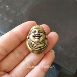 古玩銅古董雜項收藏仿古黃銅純銅小財神配飾小吊墜老貨老物 歷史價格詳細信息